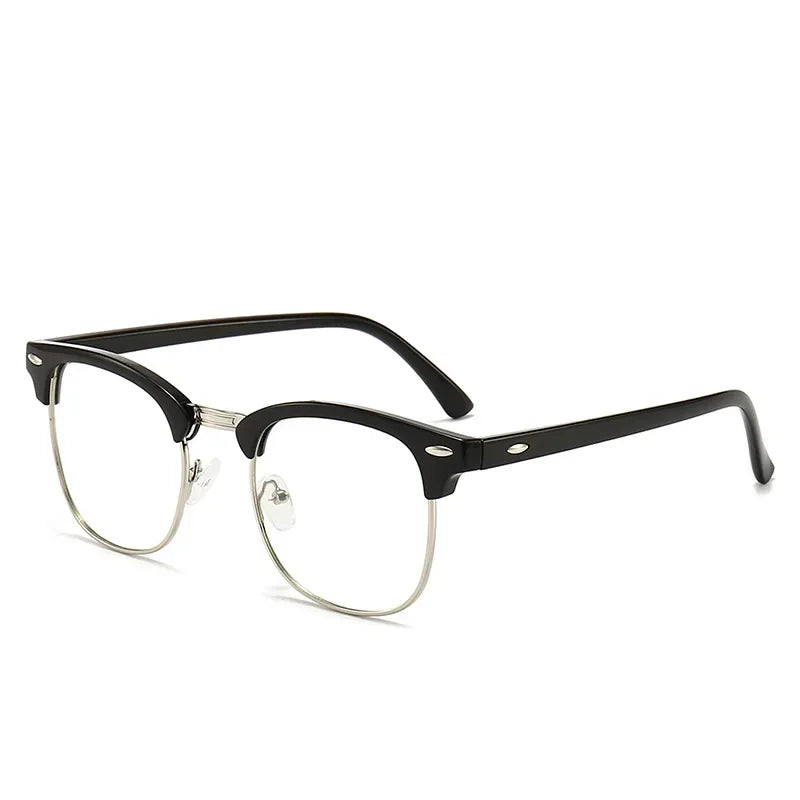 Clarivio | Blue Light Glasses - Black/Silver