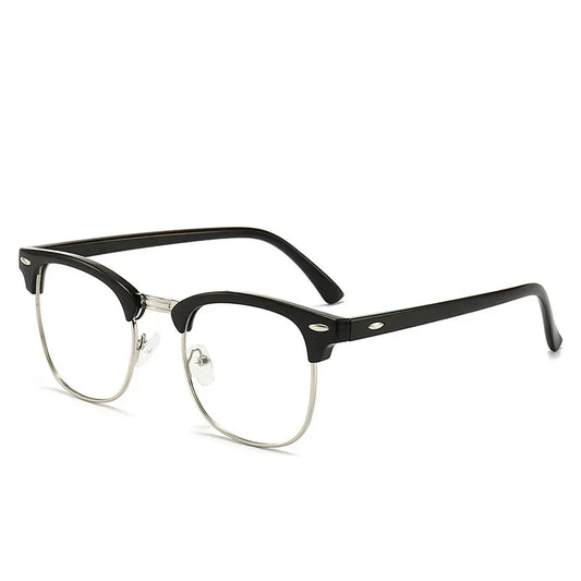 Clarivio | Blue Light Glasses - Black/Silver